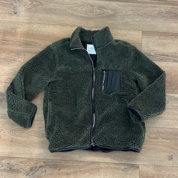 Anine bing Ryder faux fur jacket green - Picture 3 of 10